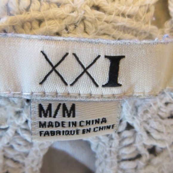 XXI White & Blue Striped Tank Top - Picture 4 of 7